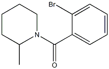 1-(2-bromobenzoyl)-2-methylpiperidine 구조식 이미지