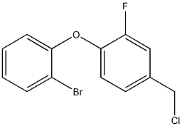 1-(2-bromophenoxy)-4-(chloromethyl)-2-fluorobenzene Structure