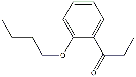 1-(2-butoxyphenyl)propan-1-one Structure