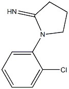 1-(2-chlorophenyl)pyrrolidin-2-imine 구조식 이미지