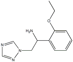 1-(2-ethoxyphenyl)-2-(1H-1,2,4-triazol-1-yl)ethanamine Structure