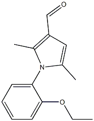 1-(2-ethoxyphenyl)-2,5-dimethyl-1H-pyrrole-3-carbaldehyde 구조식 이미지