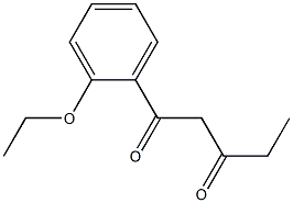 1-(2-ethoxyphenyl)pentane-1,3-dione Structure