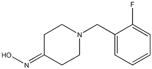 1-(2-fluorobenzyl)piperidin-4-one oxime Structure