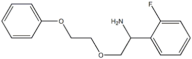 1-(2-fluorophenyl)-2-(2-phenoxyethoxy)ethan-1-amine 구조식 이미지