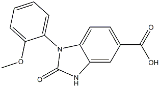 1-(2-methoxyphenyl)-2-oxo-2,3-dihydro-1H-1,3-benzodiazole-5-carboxylic acid Structure