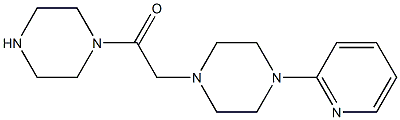 1-(2-oxo-2-piperazin-1-ylethyl)-4-pyridin-2-ylpiperazine 구조식 이미지