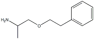 1-(2-phenylethoxy)propan-2-amine Structure