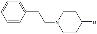 1-(2-phenylethyl)piperidin-4-one Structure