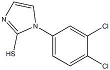 1-(3,4-dichlorophenyl)-1H-imidazole-2-thiol 구조식 이미지