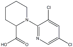 1-(3,5-dichloropyridin-2-yl)piperidine-2-carboxylic acid 구조식 이미지