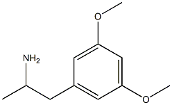 1-(3,5-dimethoxyphenyl)propan-2-amine 구조식 이미지