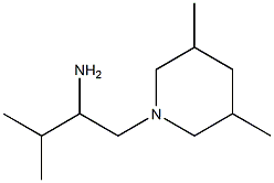 1-(3,5-dimethylpiperidin-1-yl)-3-methylbutan-2-amine Structure