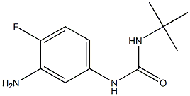 1-(3-amino-4-fluorophenyl)-3-tert-butylurea Structure