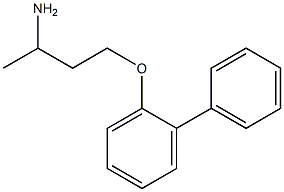 1-(3-aminobutoxy)-2-phenylbenzene 구조식 이미지