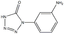 1-(3-aminophenyl)-1,4-dihydro-5H-tetrazol-5-one 구조식 이미지