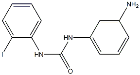 1-(3-aminophenyl)-3-(2-iodophenyl)urea Structure