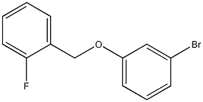 1-(3-bromophenoxymethyl)-2-fluorobenzene 구조식 이미지