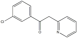 1-(3-chlorophenyl)-2-(pyridin-2-yl)ethan-1-one Structure