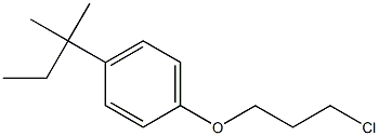 1-(3-chloropropoxy)-4-(2-methylbutan-2-yl)benzene Structure