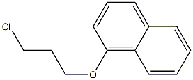 1-(3-chloropropoxy)naphthalene Structure