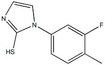 1-(3-fluoro-4-methylphenyl)-1H-imidazole-2-thiol Structure