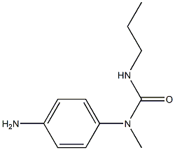 1-(4-aminophenyl)-1-methyl-3-propylurea 구조식 이미지