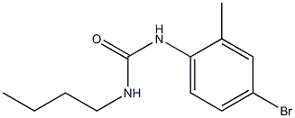 1-(4-bromo-2-methylphenyl)-3-butylurea Structure