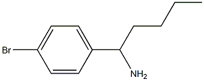 1-(4-bromophenyl)pentan-1-amine Structure