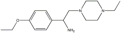 1-(4-ethoxyphenyl)-2-(4-ethylpiperazin-1-yl)ethanamine Structure