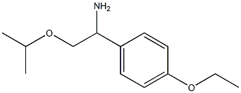 1-(4-ethoxyphenyl)-2-(propan-2-yloxy)ethan-1-amine Structure