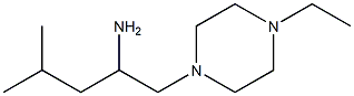1-(4-ethylpiperazin-1-yl)-4-methylpentan-2-amine 구조식 이미지