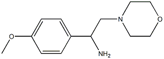1-(4-methoxyphenyl)-2-morpholin-4-ylethanamine 구조식 이미지