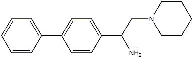 1-(4-phenylphenyl)-2-(piperidin-1-yl)ethan-1-amine 구조식 이미지