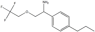 1-(4-propylphenyl)-2-(2,2,2-trifluoroethoxy)ethanamine Structure