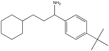 1-(4-tert-butylphenyl)-3-cyclohexylpropan-1-amine 구조식 이미지