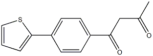 1-(4-thien-2-ylphenyl)butane-1,3-dione Structure