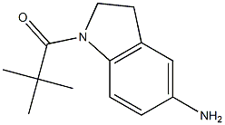 1-(5-amino-2,3-dihydro-1H-indol-1-yl)-2,2-dimethylpropan-1-one Structure