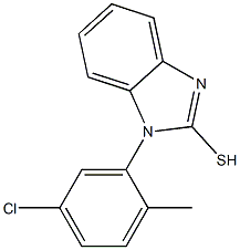 1-(5-chloro-2-methylphenyl)-1H-1,3-benzodiazole-2-thiol Structure