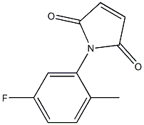 1-(5-fluoro-2-methylphenyl)-2,5-dihydro-1H-pyrrole-2,5-dione 구조식 이미지