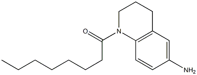 1-(6-amino-1,2,3,4-tetrahydroquinolin-1-yl)octan-1-one Structure