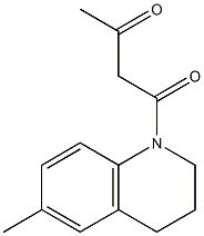 1-(6-methyl-1,2,3,4-tetrahydroquinolin-1-yl)butane-1,3-dione Structure