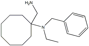 1-(aminomethyl)-N-benzyl-N-ethylcyclooctan-1-amine Structure