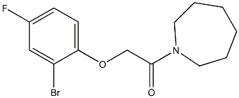 1-(azepan-1-yl)-2-(2-bromo-4-fluorophenoxy)ethan-1-one 구조식 이미지