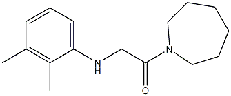 1-(azepan-1-yl)-2-[(2,3-dimethylphenyl)amino]ethan-1-one 구조식 이미지