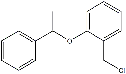 1-(chloromethyl)-2-(1-phenylethoxy)benzene Structure