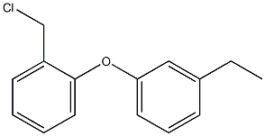 1-(chloromethyl)-2-(3-ethylphenoxy)benzene 구조식 이미지