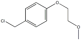 1-(chloromethyl)-4-(2-methoxyethoxy)benzene 구조식 이미지