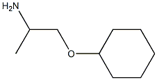 1-(cyclohexyloxy)propan-2-amine Structure