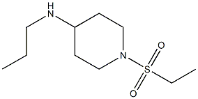 1-(ethanesulfonyl)-N-propylpiperidin-4-amine Structure